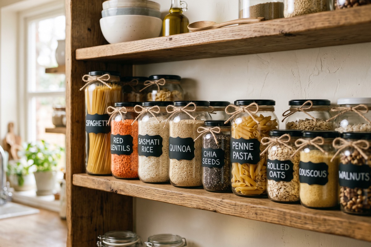 Cómo Decorar Tarros de Cristal para una Cocina Ordenada