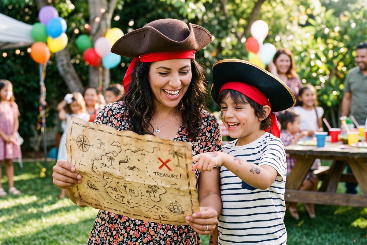 Cumpleaños de Piratas: Cómo Crear un Mapa del Tesoro