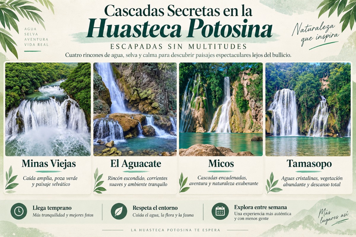 Cascadas Secretas en la Huasteca Potosina sin Multitudes