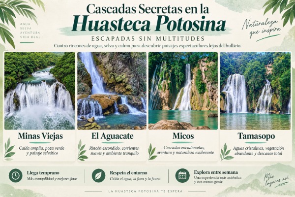 Cascadas Secretas en la Huasteca Potosina sin Multitudes