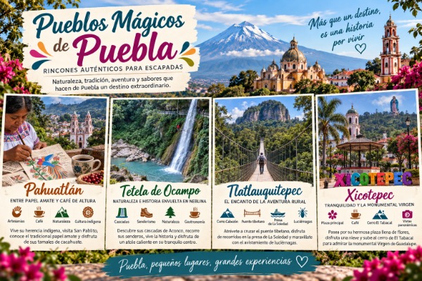 Pueblos Mágicos de Puebla Poco Vistos para Escapadas