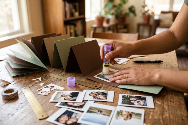 Álbumes de Fotos en Acordeón Caseros y Desplegables
