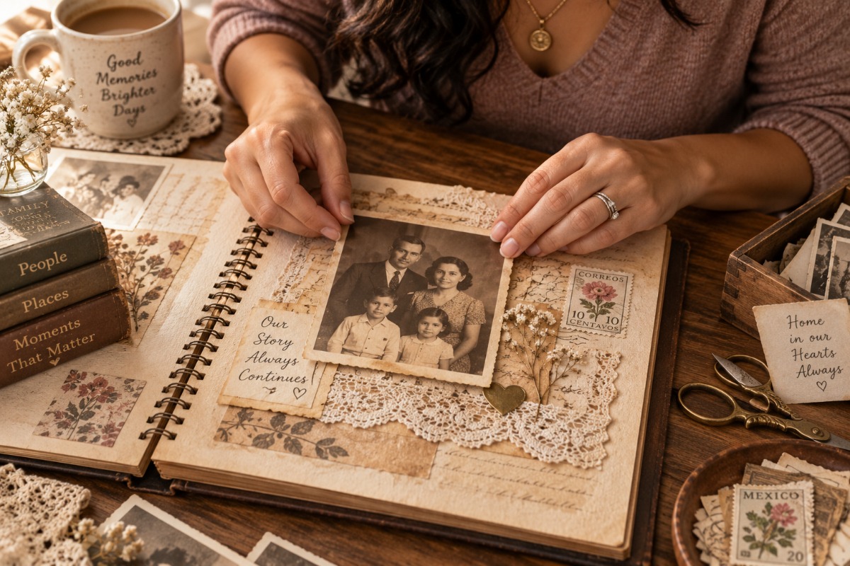 Cómo Hacer un Álbum de Recortes Vintage con Encanto