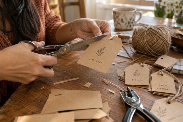 Etiquetas de Regalo de Papel Kraft: Ideas Creativas