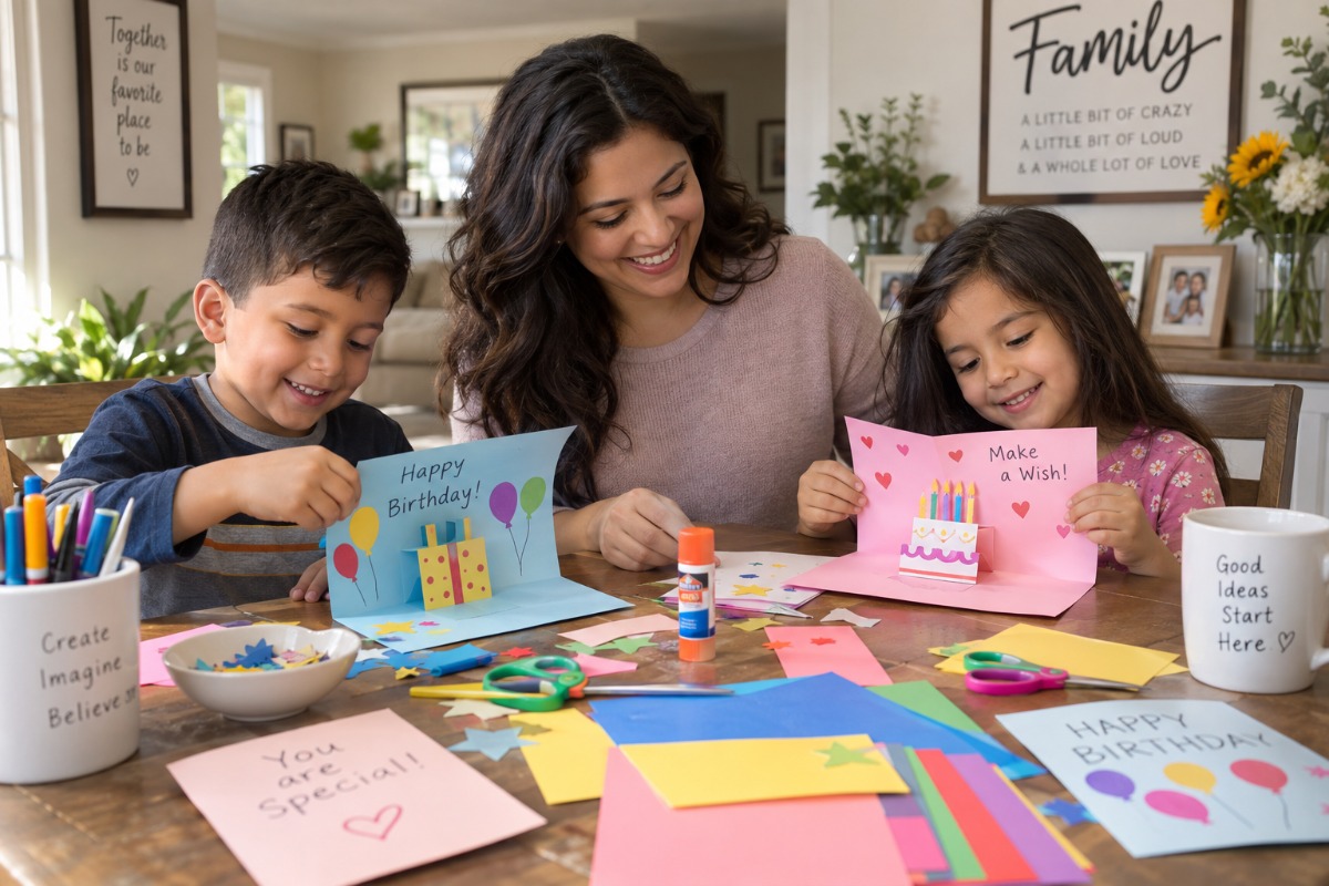 Tarjetas de Cumpleaños Pop-Up Caseras Paso a Paso