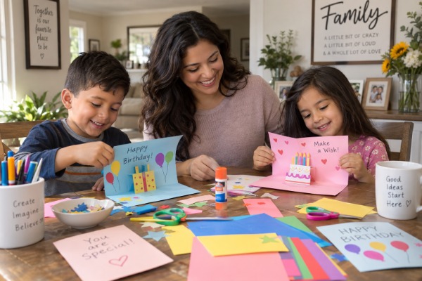 Tarjetas de Cumpleaños Pop-Up Caseras Paso a Paso