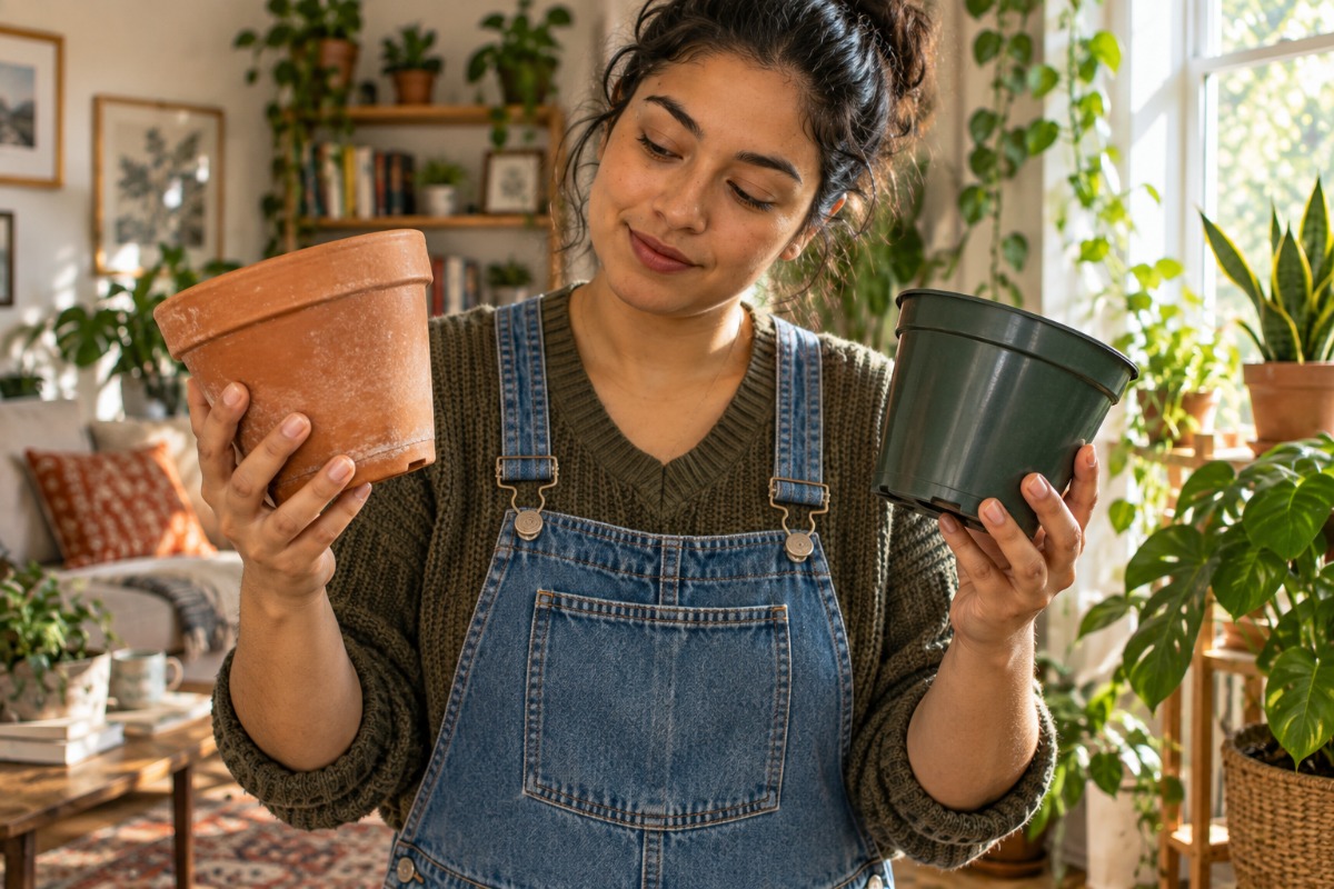 Maceta de Barro vs Plástico: ¿Cuál Elegir para tus Plantas?