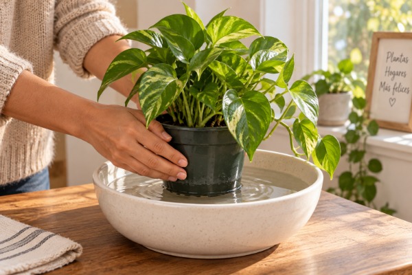 Riego por Inmersión para Plantas de Interior: Guía Paso a Paso