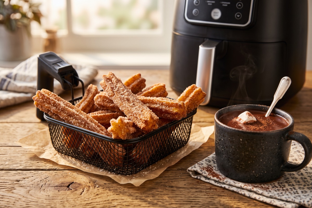 Churros Caseros en Air Fryer Paso a Paso sin Humos
