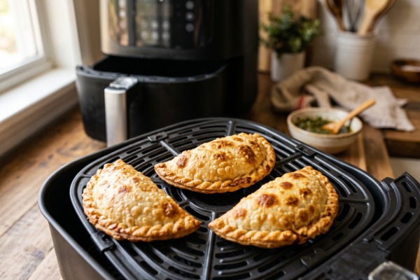 Empanadillas Congeladas en Airfryer Doradas y Crujientes