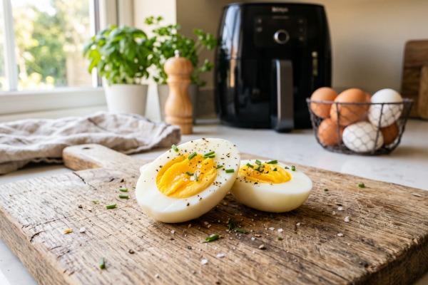 Huevos Duros Perfectos en Airfryer sin Necesidad de Agua