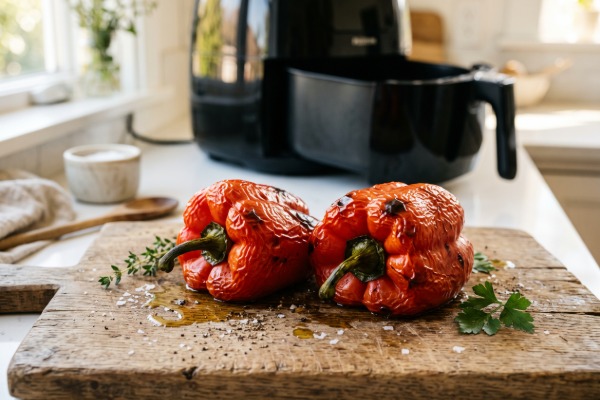 Pimientos Asados Rápido en Air Fryer: El Truco Definitivo